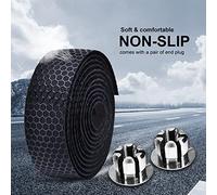 ZAICOLER Cingcio di Gomma, Bici per Manubrio Manubrio Nastro Nastro per Biciclette per (Black)