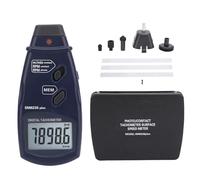 ZAICOLER Contagiri Digitale, Misuratore di velocità di Misurazione con Ampio Schermo LCD, Retroilluminazione, Contagiri Portatile di Precisione 2 in 1 per Tornio Tosaerba Motore