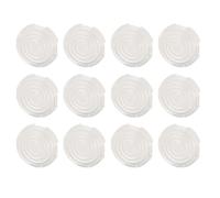 ZAICOLER Copripulsante in ABS Satinato Stampato a Iniezione da 20,2 Mm per Interruttori Kailh Cherry TTC Akko Glorious, 12 Pezzi di Protezione per Pulsanti per Tastiere (WHITE)