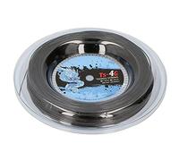 ZAICOLER Corda per Racchetta da Tennis in Poliestere, Resistente e Durevole, Resistente agli Colpi, per Giocatori Avanzati, Nera, 200 M (1,30 mm)