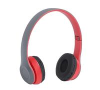 ZAICOLER Cuffie Bluetooth, Cuffie Pieghevoli Wireless, MP3 con Supporto per Scheda di Memoria da 32 GB, da 4 a 6 Ore di Riproduzione, Ideali per gli Amanti dello Sport e della Musica (rosso)