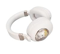 ZAICOLER Cuffie da Gioco Bluetooth Design Simpatico Cartone Animato con Effetto Luce LED per Giochi e Film, Comoda Pelle Proteica e Memory Foam, Connessione Cablata e Wireless (WHITE)