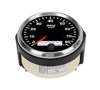 ZAICOLER Display Ad Alta Precisione Contagiri con Puntatore da 85 Mm per Motore a Benzina per Auto, Camion, Barca, 0-8000 Giri/min, IP67 Impermeabile