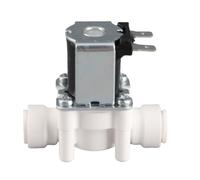 ZAICOLER Elettrovalvola Elettrica a Collegamento Rapido in Plastica per il Controllo del Flusso D'acqua Adatta a Qualsiasi Progetto di Dimensioni 3/8 Pollici (AC220V)