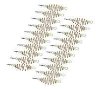 ZAICOLER Esche da Pesca a Molla Leggera con Gabbia per Esche a Spirale in Lega di Rame per Pesca All'aperto a Molla da 7 Cm, Confezione da 20