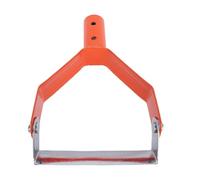 ZAICOLER Falce a Mano Forgiata per Sarchiatura del Giardino (Orange) | Design cavo push-pull, acciaio al carbonio trattato termicamente, mini testa di zappa per la coltivazione del terreno in