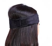 ZAICOLER Fascia per Capelli Regolabile con Impugnatura per Parrucca in Velluto, Comoda e Alla Moda per Chi Indossa Parrucche 20,7 Pollici 1 Pz (BLACK)