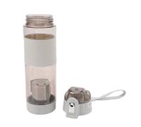 ZAICOLER Generatore Ricco a Prova di Perdite con Filtro Alcalino per Bottiglia D'acqua di Idrogeno per Esercizi, Sport, Campeggio (grigio chiaro)