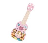 ZAICOLER Giocattolo Educativo per Chitarra Mini Ukulele per Bambini, Strumento Musicale Dal Design Carino per Bambini (Modello di orsetto)