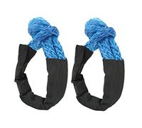 ZAICOLER Grillo Morbido 13mm Portatile Ad Alta Resistenza allo Strappo 44092 Libbre Cinghia di Traino per Recupero per Camion SUV Veicoli Fuoristrada 2 Pezzi (Blue)