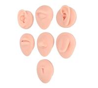 ZAICOLER Kit per Traforo del Corpo, Pratica Piercing Al Silicone Parte Corpo Parte della Lingua Finta Boccia Naso per la Lingua del Naso Kit per Piercing per per con Griglia per il Trafilacing (Tono