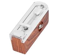ZAICOLER Mini Metronomo Meccanico Portatile Suono Chiaro per Pianoforte Chitarra Violino per Tutti i Musicisti ABS + Metallo (Finitura in legno naturale)