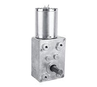 ZAICOLER Motore per Ingranaggi a Vite Senza Fine, Scatola di Riduzione del Ingranaggio DC 12V Motore CC Easy Installazione per Finestra, Apri delle Porte, Argano in Miniatura