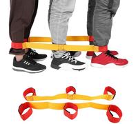 ZAICOLER Nastro Elastico da Gioco di Squadra, Cinghia di Fissaggio Resistente per Allenamento di Squadra, Migliora la Coordinazione e L'equilibrio, Adatto per attività All'aperto di 3/5/8 Persone
