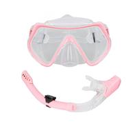 ZAICOLER Occhialini Subacquei Design Regolabile Comodo Trasparenza della Luce Eccellente Respiro Fluido e senza Restrizioni Boccaglio Subacqueo Leggero con Siliconi, Vetro, Plastica (PINK)