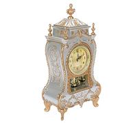 ZAICOLER Orologio da Tavolo Vintage, Orologio da Tavolo, Vintage, da Decorativo da Scrivania Decorativo per Arredamento (WHITE)