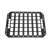 ZAICOLER Pannello Molle per Veicoli, Pannello Portaoggetti Modulare per Auto in Alluminio con Binario a L per SUV, Furgoni, Berline, 356x254x2mm / 14x10x0,08 Pollici