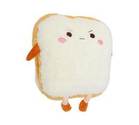 ZAICOLER Peluche Riscaldante USB per Pausa in Ufficio,Pane Tostato | Temperatura Regolabile,Spegnimento Autoluche Morbida per Divano per Decorazione Scrivania E Relax,Riscalda Mani Vita Pancia