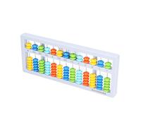 ZAICOLER Perline Portatili per Abbaco Arcobaleno per Bambini Piccoli per L'apprendimento Mentale della Matematica Aritmetica, Bordi Arrotondati Sicuri per Bambini, Materiale ABS, 9,8 X 3,9 X 0,6",