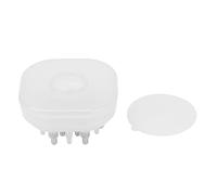 ZAICOLER Pettine Applicatore per Cuoio Capelluto Applicatore di Siero per Capelli Trasparente 15 Ml per la Cura del Cuoio Capelluto e il Trattamento del Massaggio (WHITE)