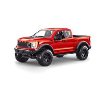 ZAICOLER Pickup Rc Scala 1:12 per Appassionati di Fuoristrada e Bambini di Gioco All Aperto 30-40 Min Autonomia con Motore 380 2.4ghz 4wd Controllo Tutto Terreno Luci LED Porte (rosso)
