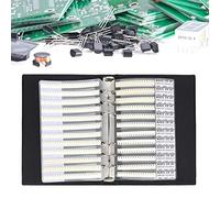 ZAICOLER Precise Serie 0201 51 di Condensatori Kit di Assortimento di Componenti Elettronici Campionario per Professionisti Dell'elettronica Materiale Plastico Durevole