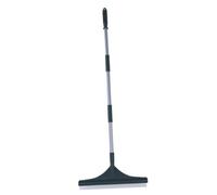 ZAICOLER Rastrello per Erbas Sintetica 48,4 Pollici Testina Spazzola in Nylon Altezza Regolabile Smontabile Resistente Calore Pulitore Rastrello per Foglie con Acciaio Inossidabile