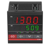 ZAICOLER Regolatore di Temperatura Termostato di Raffreddamento per Riscaldamento PID Universale a Doppio Display per Forno da Forno 3,8x3,8x3,1 Pollici