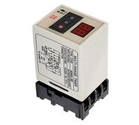 ZAICOLER Relay di Ritardo del Tempo, relè del Timer AH3-DM Relay di Ritardo del Tempo 0,01S-99H Display LED per il Telecomando, Comunicazione (AC/DC 24V)