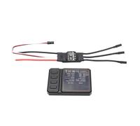 ZAICOLER Risposta dell'acceleratore Regolabile ESC Senza Spazzole RC, ESC Ad Alta Sicurezza, Ingresso LiPo 2-3S 5 V 2 A Uscita BEC Corrente 40 A con Interruzione della Tensione della Frenante,