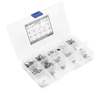 ZAICOLER Rondelle di Bloccaggio, 260 Pcs Rondella Molla Rondelle in Acciaio Inossidabile Set Antiruggine Kit Set di Assortimento Antiruggine