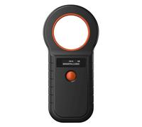 ZAICOLER Scanner per Microchip per Animali, Lettore Standard EMID FDX B ISO11784 85, Dispositivo con 3 modalità di Connessione con USB, 2.4G BT e Schermo OLED per l'archiviazione di 128 Dati, (BLACK)