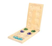ZAICOLER Set da Gioco Pieghevole in Pietra Africana in Legno per la Formazione Intellettuale e il Legame familiare. Materiale in Legno di Pino (Grande)