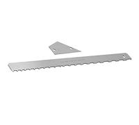 ZAICOLER Set di Righelli per Manico di Chitarra, Bordo Dritto Dentellato, Misuratore di Altezza per Corde, Strumento per Liutaio, Metallo, con Misurazione della Tastiera, per Basso Acustico Elettrico,