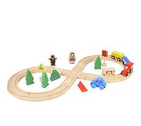 ZAICOLER Set di Treni Multifunzione in Legno per bambini. Il Gioco Creativo Migliora la Cognizione e Il Legame Genitore-figlio