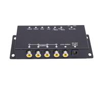ZAICOLER Splitter Video Ahd 1080p 4 Canali per Conducenti di Campers Camion Autobus Collega Senza Problemi Telecamere Anteriori Posteriori Laterali Interne per Consapevolezza Totale