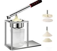 ZAICOLER Spremiagrumi Manuale, Spremiagrumi Manuale in Acciaio Inossidabile per Limone, Arancia, Pompelmo, Melograno con Manico in Silicone Antiscivolo, Ideale per Fare Marmellata, Frantumare Noci