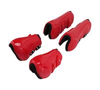 ZAICOLER Stivali Sportivi per, 4 Pezzi Stivali di Guardia del Tendine della Conchiglia PU a Cavallo Regolabili Traspiranti Slip Set di da Cavallo Saltare Gli per per i Che Saltano (1 Impostare