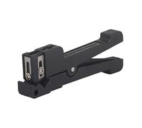 ZAICOLER Stripper in Fibra Ottica, 45-165 Plastica Nera + Stripper Stripper Coassiale Orizzontale in Metallo Stripper di Rimbalzo per le Guaine per Cavi di Stripping con Diametri 4,8 Mm