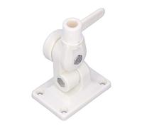 ZAICOLER Supporto per antenna marina regolabile a doppio asse base a cricchetto per barche Facile installazione ABS multifunzionale per tutte le antenne marine standard