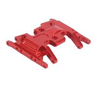 ZAICOLER Supporto per Trasmissione con Supporto per Durevole in Alluminio per Auto Axial SCX24 1/24 RC, Piastra Paramotore Leggera Lavorata a CNC per Hobbisti (rosso)