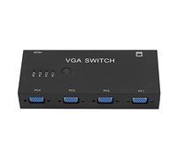 ZAICOLER Switcher Convertitore Video 4 in 1 con Splitter VGA per L'utilizzo di più Computer Display HD 1920 X 1080