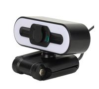 ZAICOLER Webcam 4K per Streaming, Fotocamera per Computer con Microfono per Desktop Microfono Integrato Luce di Riempimento Super Luminosa Fotocamera USB per PC di Bellezza Automatica per