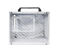 ZAICOLER X70 Itx Case per Computer per Giocatori Pc e Lavoratori in Ufficio Domestico Supporta Schede Madri Matx Itx GPU da 280 Mm Spazio di Montaggio Flessibile Pannello Laterale