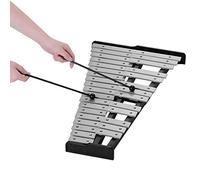 ZAICOLER Xilofono, 32 Nota Xilofono Educativo Glockenspiel Basi in Legno Barre in Alluminio Solido con Strumenti Musicali a Percussione di Mazze con Sacca Trasportante Glockenspiel Melodica