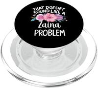 ZAINA Personalized Cute Flower Girls ZAINA Name PopSockets PopGrip per MagSafe