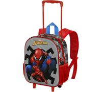 ZAINETTO 3D SPIDERMAN TROLLEY PICCOLO ASILO SCUOLA PER BAMBINI