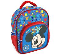 Zainetto asilo con tasca deluxe cm. 30x24x14 - Topolino