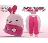 Zainetto asilo neoprene sagomato Cm. 28x26x12 - Coniglietto