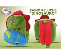 Zainetto asilo neoprene sagomato Cm. 28x26x12 - Dinosauro